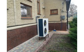 Монтаж теплового насоса повітря-вода FOLANSI FA-05 для будинку 230м2 в с. Бобринець, Кіровоградської області