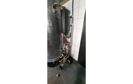 Монтаж теплового насоса повітря-вода FOLANSI FA-05 потужністю 19 кВт в м. Київ по вул. Постова